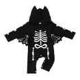 thumbnail image 2 of Baby Toddler Bat for Kids Long Sleeve Hooded Romper Jumpsuit Unisex Halloween Outfits Party Dress up Clothes Size 3-24 Months, 2 of 6