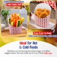 thumbnail image 5 of MT Products Red & White French Fry Holders - 5 oz Scoop Containers - Pack of 50, 5 of 8
