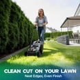 thumbnail image 4 of Kraftsense 14" Cordless Lawn Mower, Electric Lawn Mowers with Brushless Motor, 5-Position Height Adjustment, with 5.0Ah Battery, 4 of 9