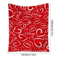 Blanket Flannel Valentine's Day Decoration Blanket Air Conditioning