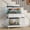White, variant on Kselythan 40-50 Gallon Fish Tank Stand,2-Tier Aquarium Stand With Power Outlets,Metal Frame Terrarium Stand With Storage Shelf,Drawers,Adjustable Height,Turtle Tank Stand For Home Office