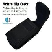 AccessoryHappy Rugged Nylon Pouch Holster with Metal Clip for Kyocera Cadence S2720, DuraXV LTE, Large Flip Phones
