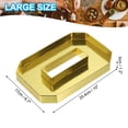 thumbnail image 2 of Uxcell 10" Cardboard Number, Number 0 Paper Box Fillable Tray Container for Mache Chocolate Candy Decorations, Gold, 2 of 6