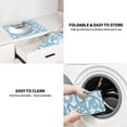thumbnail image 4 of Uemuo Blue Snake Pattern Dish Drying Mat,16*18 inch Absorbent Dish Drainer Kitchen Counter,Large Size Dish Drying Pad for Countertops,Sinks,Draining Racks, 4 of 6