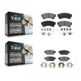 thumbnail image 1 of TEC Front Rear Ceramic Brake Pads Kit for Car Ford Fusion Mazda 6 Lincoln MKZ Zephyr Mercury Milan KTC-100086, 1 of 10