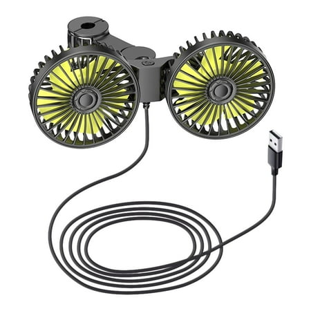 

Vuygyu 12V/24V Car USB Head Fan Powerful Foldable Fans Portable Mini Travel Fan Portable Heater Fan Outdoor Spray Fans Room to Room Fan Body Fan Table Fans Portable Personal Fan Air Fan Fan Mini
