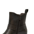 thumbnail image 6 of DREAM PAIRS Women's Buckle-Strap Zip-Up Boots — Perfect for Casual Jeans, Leather Jackets, and Everyday Urban Style, 6 of 8