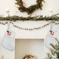 thumbnail image 4 of Deeceymbur Durable Knitted Embroidered Letter Christmas Stocking Easy Hang Festive Ambience Decor Home Christmas Party Sock, 4 of 6