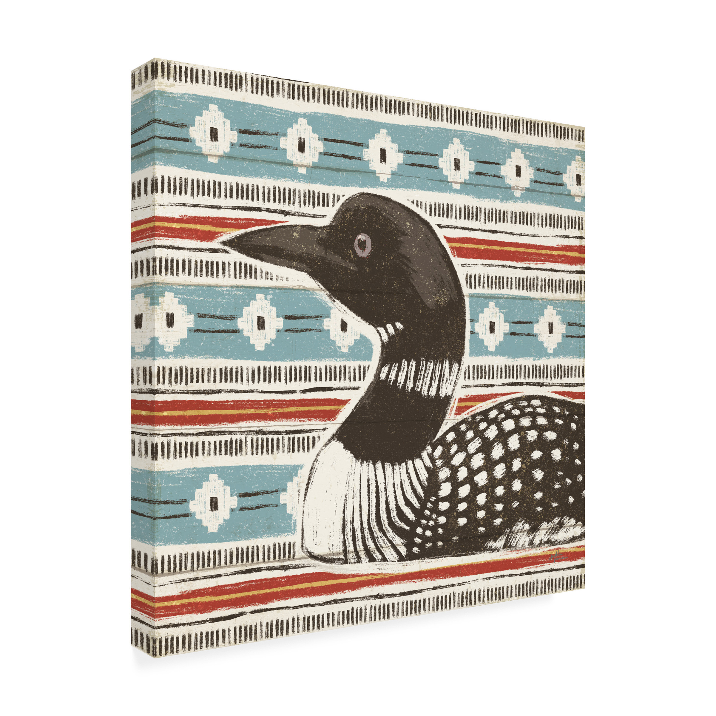 Janelle Penner 'Vintage Lake XI' Canvas Art