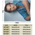 thumbnail image 3 of Matthew McConaughey Blanket Bedding Fleece Blanket Soft Throw Blankets Lightweight Anti-Static Blanket - 3 Sizes, 3 of 5
