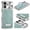 Green, variant on Case For Apple iPhone 16 Pro 6.3-inch, Compatible with MagSafe Water Ripple Electroplated Frame ShockProof Protective Car Mounted Magnetic Case,Gold,For iPhone 16 Pro