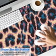 thumbnail image 2 of Long Mouse Pads for Desk,Leopard Print Pattern Desk Mats on Top Of Desks, Desk Mouse Pad Extra Large with 3mm Non-Slip Base and Stitched Edge for Gaming,Office,Work,Home 47.3"x23.6", 2 of 6