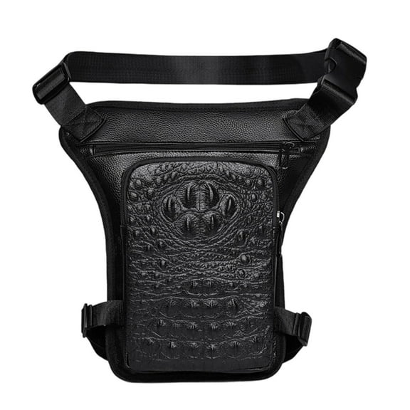 QLoztyse Drop Leg Bag Casual Waist Hip Bum Pack Waist Pack for Hikers Fishing Outdoor Style A