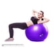 thumbnail image 1 of Pelota de Yoga de 65cm, pelota de ejercicio, pelota de equilibrio, pelota de Fitness para entrenamiento, gimnasio Púrpura Cola Bola de ejercicio Bola de yoga, 1 of 8