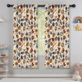 thumbnail image 5 of Blackout Kids Curtains,Beige Baseball Gear Pattern Childrens Insulated Curtains Set Of 2,Bedroom Essentials,Toddler Room Decor 42"x63", 5 of 5