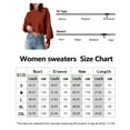 thumbnail image 6 of Rosvigor Womens Cropped Sweaters Oversized Knitted Warm Pullover Side Split Jumpers, 6 of 6