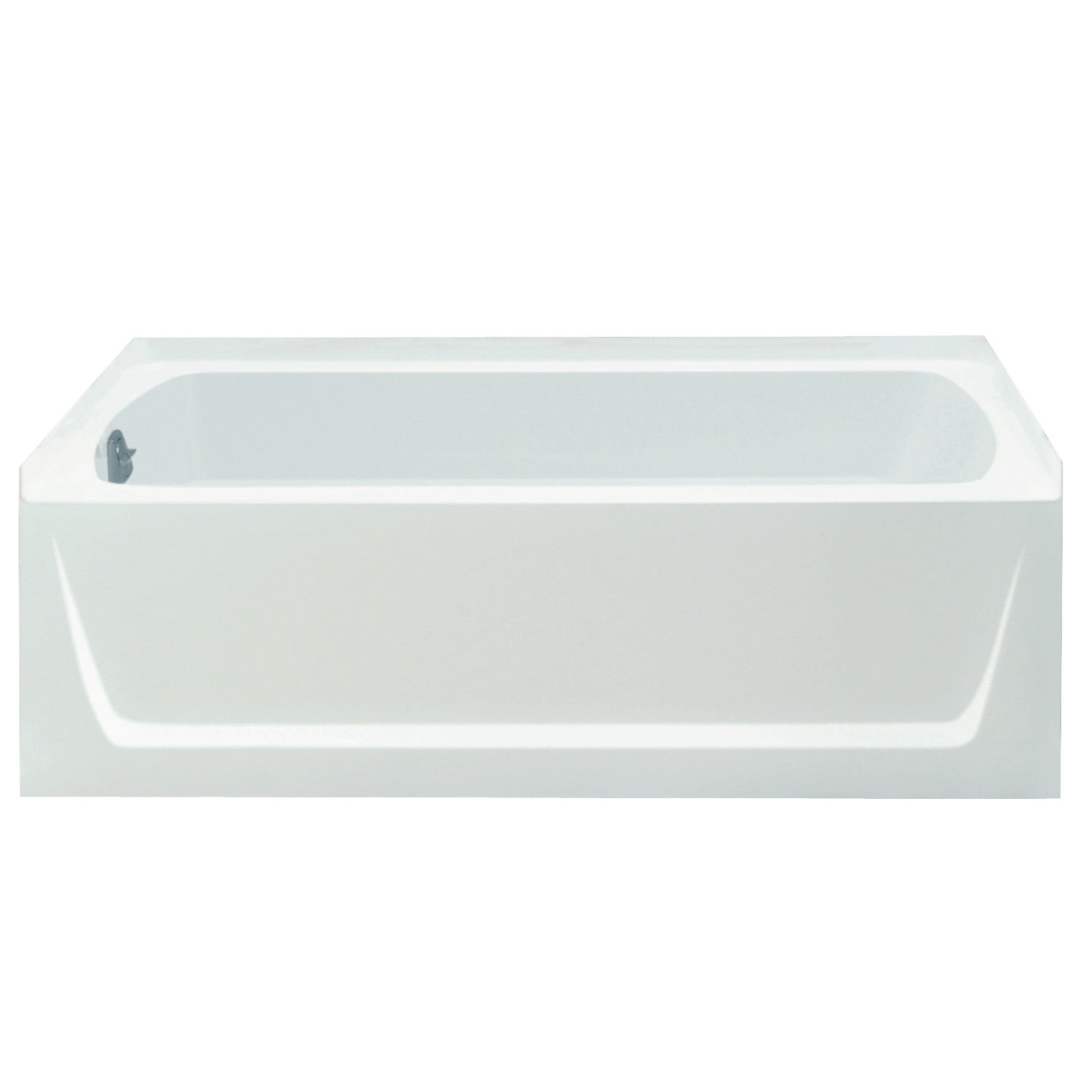 STERLING STORE+ 5 ft. Left-Hand Drain Rectangular Alcove Bathtub with Wall  Set and 10-Piece Accessory Set in White 71171710-0-10 - The Home Depot