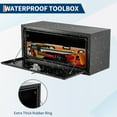 thumbnail image 4 of GloryStar Heavy Duty Waterproof Steel Truck Tool Box, Lockable Underbody Chest with Low-Profile Design for Secure Storage in Trucks, RVs, and Trailers, 4 of 10