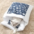 thumbnail image 4 of Wdftyju Saco de dormir para gatos, cama cueva para mascotas para gatos de interior, casa de colchón caliente lavable Wdftyju 4jt7wv3st1xx5se5D03, 4 of 9