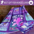 thumbnail image 6 of Horse Gifts for Girls, Horse Gifts for Women, Horse Gifts, Gifts for Horse Lovers, Horse Gifts for Girls Teenager, Horse Gifts for Girls, Horse Lover Gifts for Women Blanket 50" * 60", 6 of 6