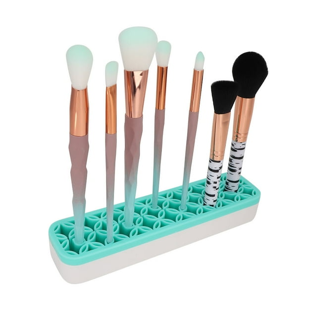 Long Time Use Detachable Design Lipstick Storage, Nail Pen Stand Rack, Make Up For Makeups Dress Up Professional Makeup Artist Blue,Black