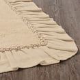 thumbnail image 4 of VHC Brands Burlap Vintage Ruffled Absorbent Bath Mat- Farmhouse Cottage Shower Bathroom Decor Beige, 20x30, 4 of 5