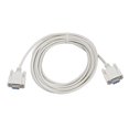 thumbnail image 1 of Methold Universal 1,5/3/5M F/F Serial RS232 Cable de módem nulo a DB9 FTA conexión cruzada 9 pines COM convertidor de Cable de Juegos de teclado y mouse para computadora 5m y blanco 5m, 1 of 6