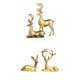 thumbnail image 1 of 2 Pares de Estatua de Pareja de Resina Ornamento Regalos Decoración Dorado perfecl Ciervo alce, 1 of 8