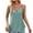 Green, variant on XFLWAM Tank Tops for Women Spaghetti Strap Tops V Neck Zipper Sleeveless Camisole Sexy Casual Summer Trendy Cami Shirts