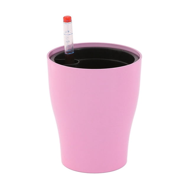 Self Watering Planter 5.7inch Mini Flower Plant Pot With Water Level Indicator For Garden Home Decor