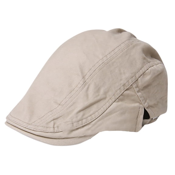 Men/Women Cotton Solid Color Hats Casul Breathable Sun Hats Adjustable Beret