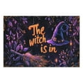 thumbnail image 5 of Halloween Pumpkin Witch Bat Spider Purple Spooky Placemats Set of 4 12x18in Inch Seasonal Fall Holiday Table Mat Durable No Slip Table Mats for Halloween Dining Table Accessories, 5 of 7