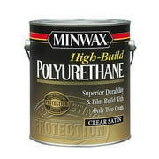 Minwax High-Build Polyurethane, Satin, Clear, 1 Gallon