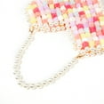 thumbnail image 4 of YIFEI White Heart-Shaped Beaded Wristlet and Coin Purse for Evening Event and Wedding Party, 4 of 5