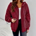 thumbnail image 4 of Felirenzacia Sherpa Lined Jacket for Women Hooded Fleece Coat, Soft Thick Fabric, Cozy Winter Outwear with Full Zip, Stylish Everyday Look, 4 of 7