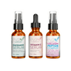 Natural Firm & Glow Skincare Set of 3 Serums – Skin Care Kit with 20% Vitamin C Serum, Peptide Complex Serum, Niacinamide Vitamin B3 Serum to Brighten Complexion and Smooth Wrinkles by Eva Naturals