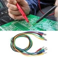 2024 Test Leads Kit Soft Flexible 5 Colour 4mm Banana Plug