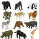 thumbnail image 1 of Juguetes de juegos de animales de zoológico para niños pequeños, figuras de animales de plástico de 12 piezas, juego de juguetes realistas para niños oso de fresa  Electrónica, 1 of 5