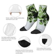 thumbnail image 5 of Pofeuu Watercolor Green Leaves Print 30cm Socks, Adult Running Hiking Socks for Youth and Adult, 5 of 7