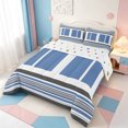 thumbnail image 2 of Erosebridal Lines Art Queen Comforter Set,Modern Stripes Comforter Sets Queen,Polkadot Reversible,3-Piece,1 Comforter and 2 Pillowcases, 2 of 7