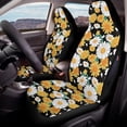 thumbnail image 4 of POLERO Daisy Floral Protective Interior Accessory Polyester Dust Proof Easy to Install Car Seat Protectors for Auto, 4 of 12