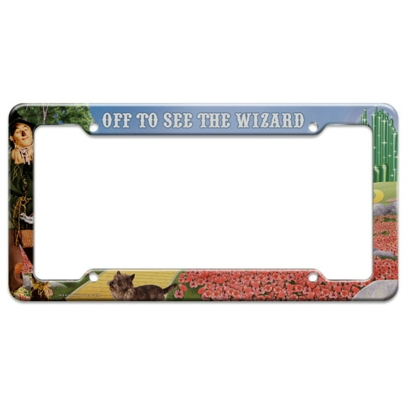 Wizard of Oz Scarecrow Character License Plate Tag Frame
