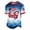 Styel A, variant on Men’s USA Graphic Crewneck T-Shirts Short Sleeve Wrinkle Free Breathable Tee for 4th of July Sports Football Game Day Events