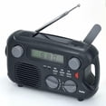 thumbnail image 2 of Kaito KA580 Emergency Radio with Solar Dynamo Crank AM FM NOAA Weather Receiver - Black, 2 of 4