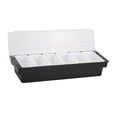 thumbnail image 2 of yuksok Plateau de Service Divisé Fournitures de Cuisine Bac de Rangement Conteneur de Service Multi-Usage Six Compartiments, 2 of 9