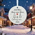thumbnail image 2 of Costeam 2026 "Then There Were Three" Baby Announcement Christmas Ornament Pregnancy Themed Festive Gift for Expecting Mom Home, 2 of 5