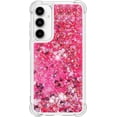 thumbnail image 2 of Case for Samsung Galaxy A35 5G Case Glitter Liquid Cute Clear Phone Case Floating Quicksand Shockproof Protective Bumper Soft TPU Case for Samsung Galaxy A35 5G Love Pink YB, 2 of 14