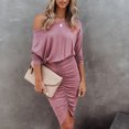 thumbnail image 1 of Vestido De Verano Para Mujer, Paquete De Diseño De Volantes, Paquete De Cadera, Vestido De Cuerpo, Fibra De Poliéster Para Fiesta ANGGREK  No, 1 of 6