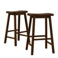 thumbnail image 3 of Weston Home Ashby Bar Stool, Walnut, Set of 2, 3 of 3