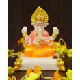 thumbnail image 6 of IBA Indianbeautifulart&nbsp;Lord Ganesha&nbsp;Murti Religious Hindu God Figurine&nbsp;Elephant&nbsp;God&nbsp;For Car Dashboard Auspicious Hindu God Idol For Home/ Office/ Temple-3G, 6 of 8